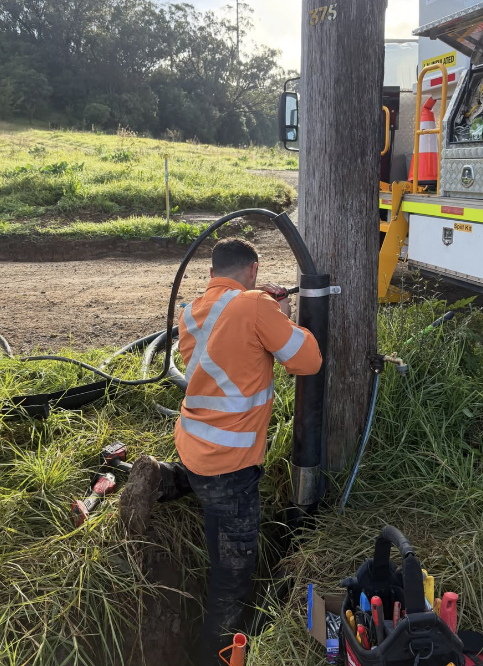 NPT Electrical Group working on Level 2 service line works